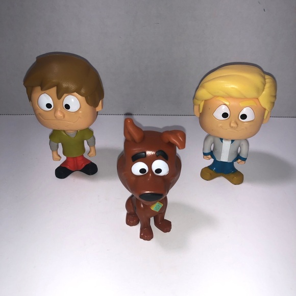 McDonald's Toys Scooby Fred Shaggy Bobblehead Set 22 Mcdonalds